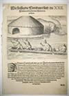 (AMERICAN INDIANS--PRINTS.) Bry, Theodor de. Group of 5 American Indian plates from de Bry.